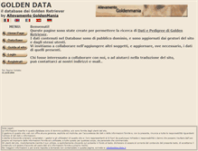 Tablet Screenshot of golden-data.it